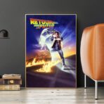 cartel vintage de regreso al futuro