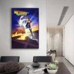 cartel vintage de regreso al futuro