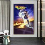 cartel vintage de regreso al futuro