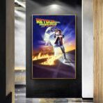 cartel vintage de regreso al futuro