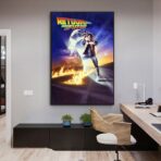 cartel vintage de regreso al futuro