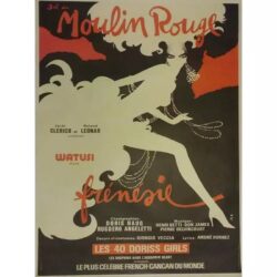 cartel retro moulin rouge