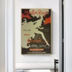 cartel retro moulin rouge