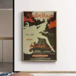 cartel retro moulin rouge