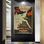 cartel retro moulin rouge