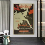 cartel retro moulin rouge