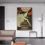 cartel retro moulin rouge