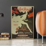 cartel retro moulin rouge