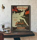 cartel retro moulin rouge