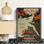 cartel retro moulin rouge
