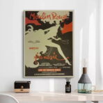 cartel retro moulin rouge