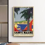 cartel retro saint maxime