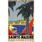 cartel retro saint maxime