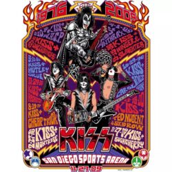 cartel de rock vintage