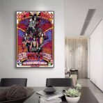 cartel de rock vintage