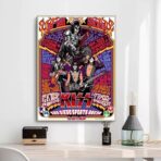 cartel de rock vintage