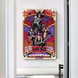 cartel de rock vintage