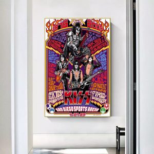 cartel de rock vintage