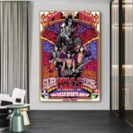 cartel de rock vintage