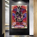 cartel de rock vintage