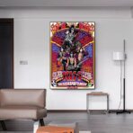cartel de rock vintage