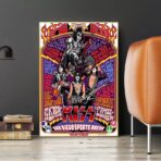 cartel de rock vintage