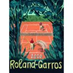 cartel vintage roland garros 1