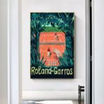 cartel vintage roland garros 1