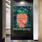 cartel vintage roland garros 1