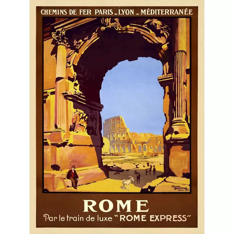 cartel vintage roma 1 cartel vintage roma 1