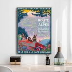 cartel ruta des alpes