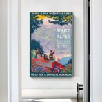 cartel ruta des alpes