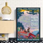 cartel ruta des alpes