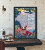 cartel ruta des alpes