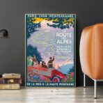 cartel ruta des alpes