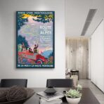 cartel ruta des alpes
