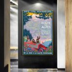 cartel ruta des alpes