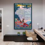 cartel ruta des alpes