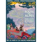 cartel ruta des alpes
