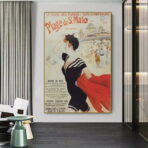 cartel saint malo vintage