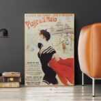 cartel saint malo vintage