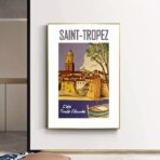 cartel saint tropez vintage