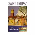 cartel saint tropez vintage