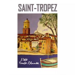 cartel saint tropez vintage