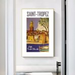 cartel saint tropez vintage