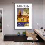 cartel saint tropez vintage
