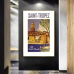 cartel saint tropez vintage