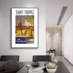 cartel saint tropez vintage