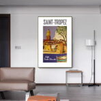cartel saint tropez vintage