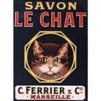 cartel jabon el gato